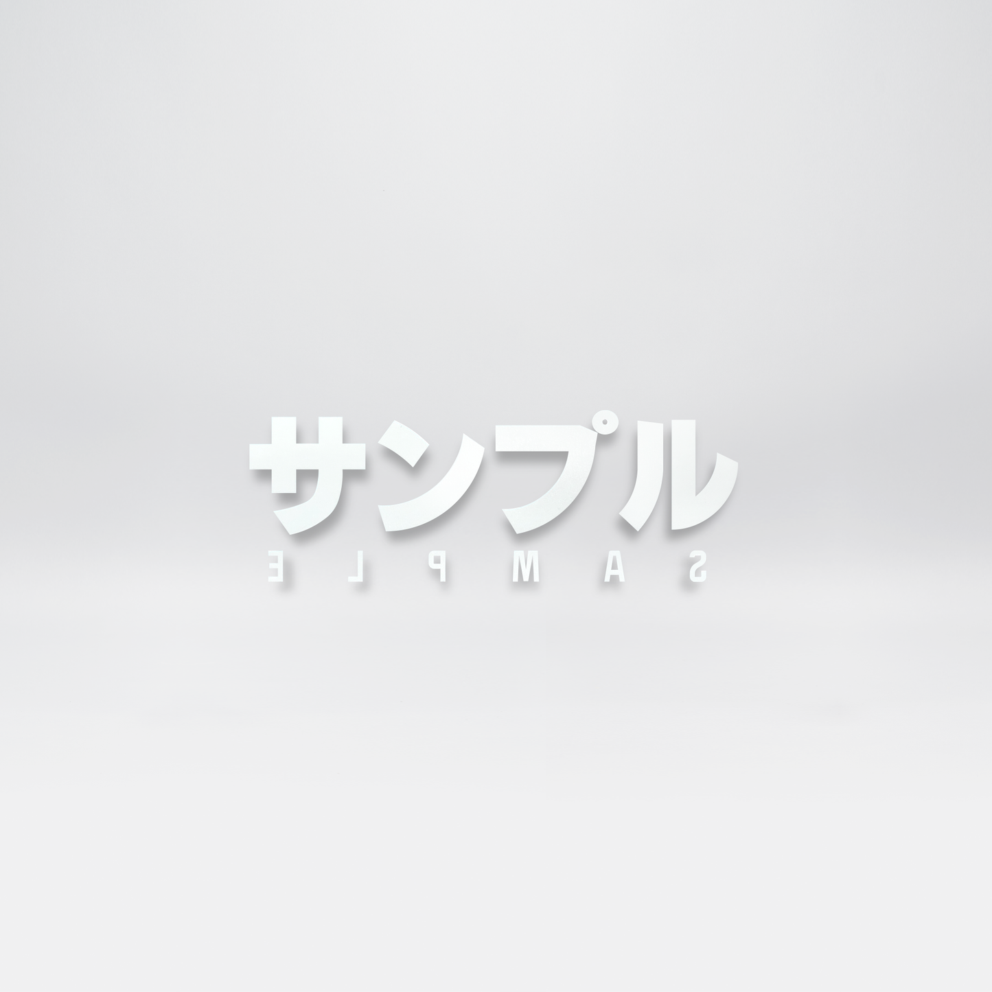 サンプル Logo Sticker