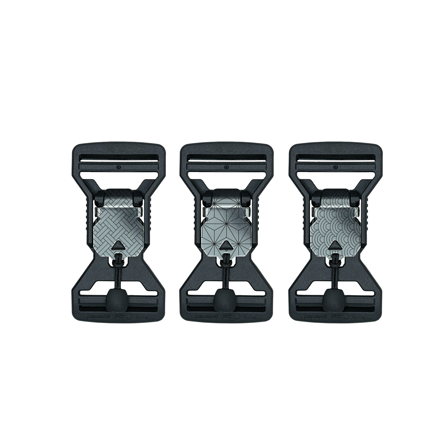Fidlock - 1.5" V-Buckle - Black/Silver