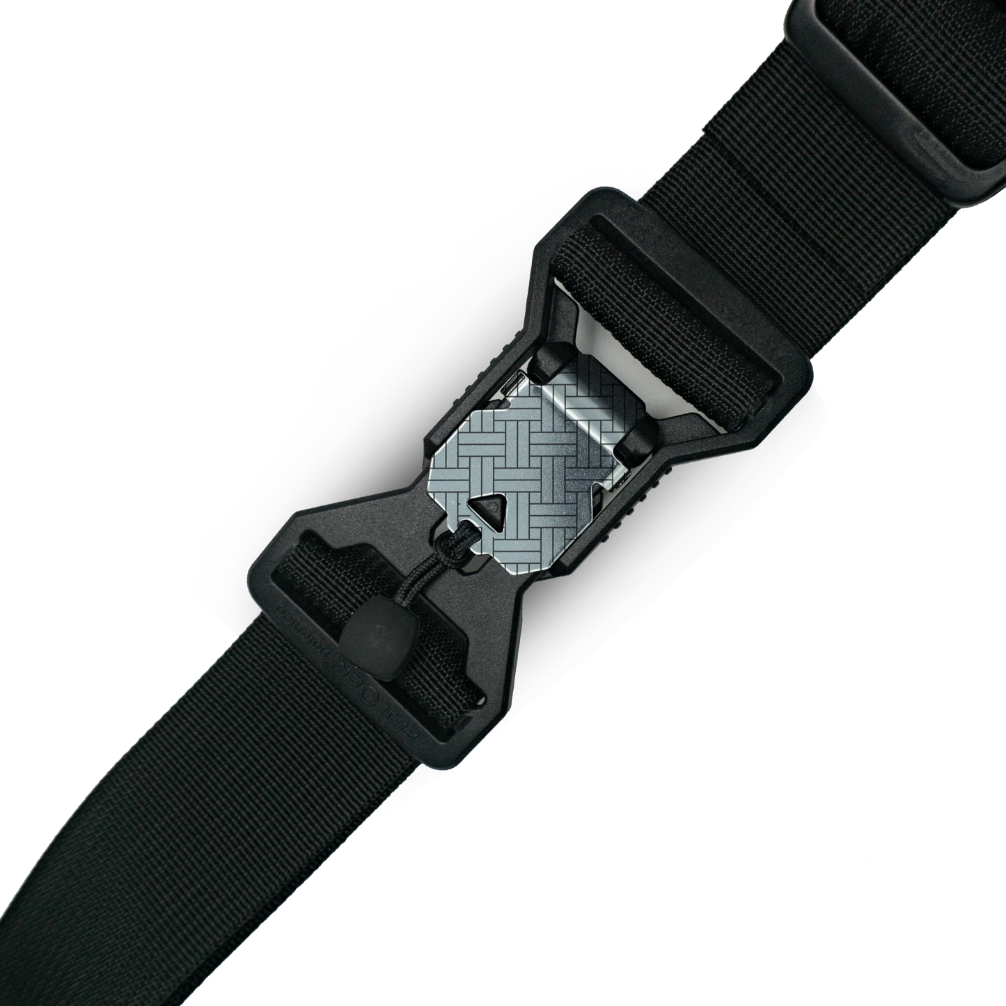 Sling Strap - 1.5" V-Buckle - Black/Silver