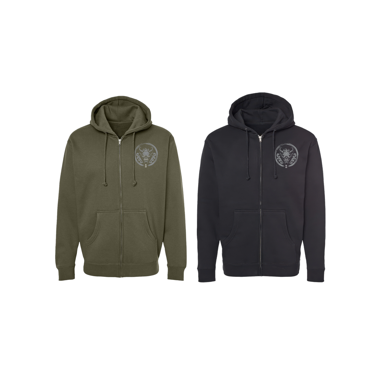 Full Zip Hoodie - Flora Oni