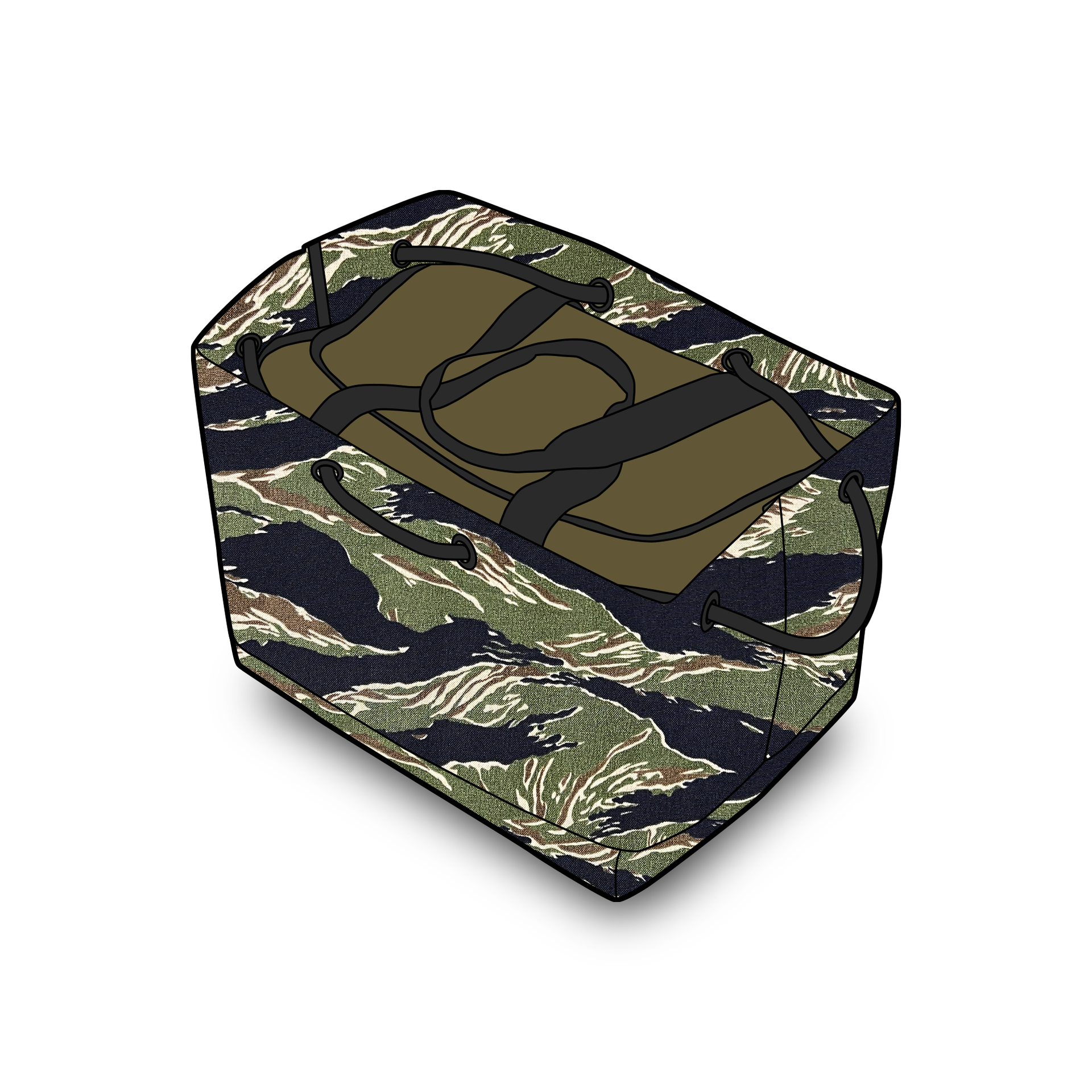 Article 382 - Hauler - 1000D Tiger Stripe – Sample