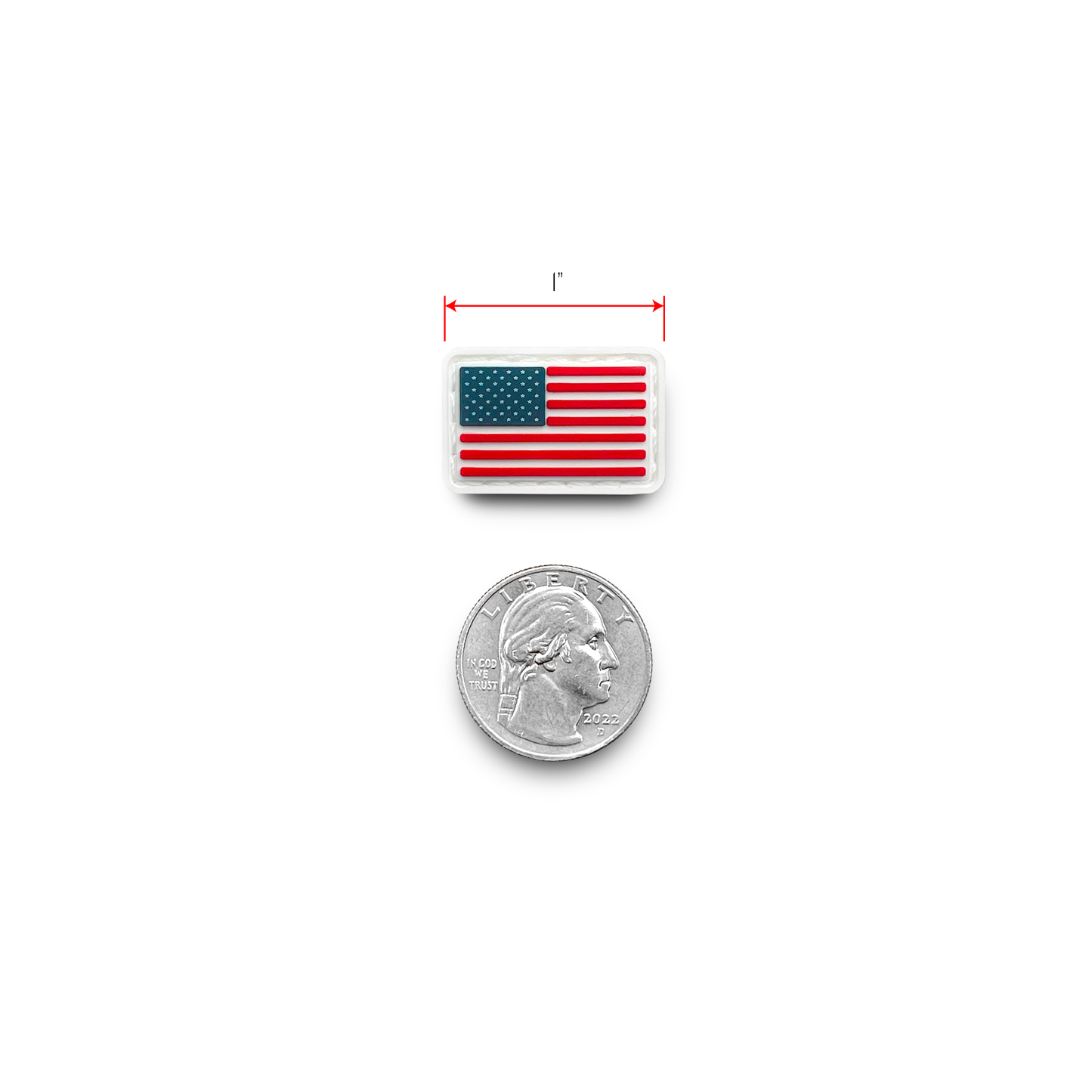Micro US Flag Patch GITD - 2025