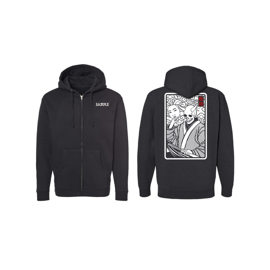 Full Zip Hoodie - Skull Mask