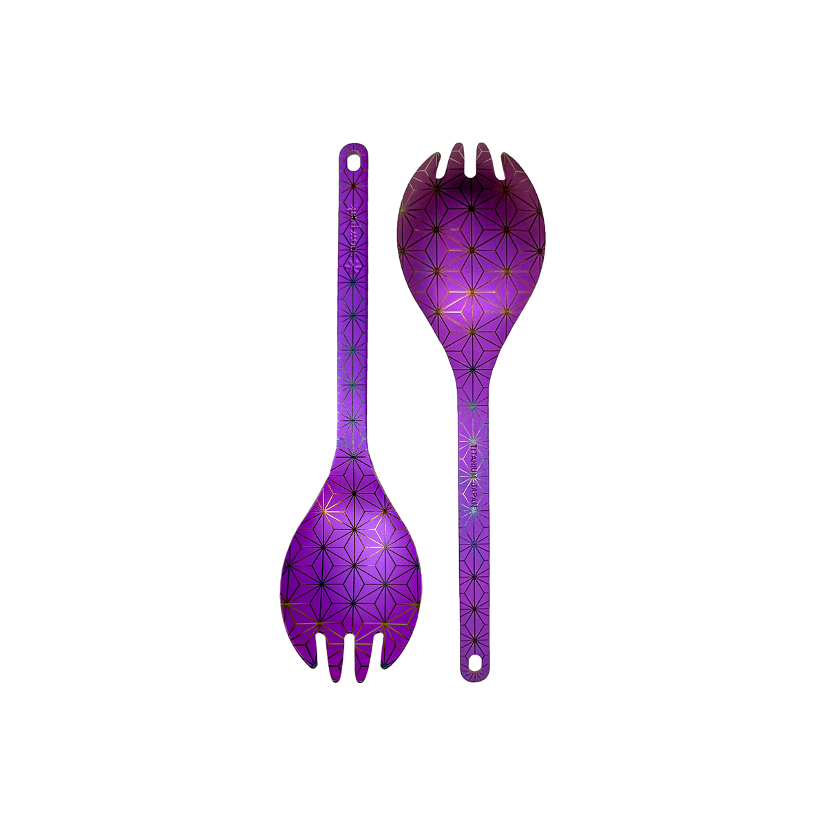 Spork Pattern Ti Spork - Purple – Sample