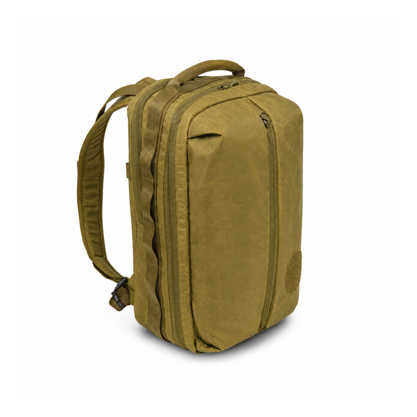 Article 511 - Full Zip - Waxed Cotton Khaki - Center Zip