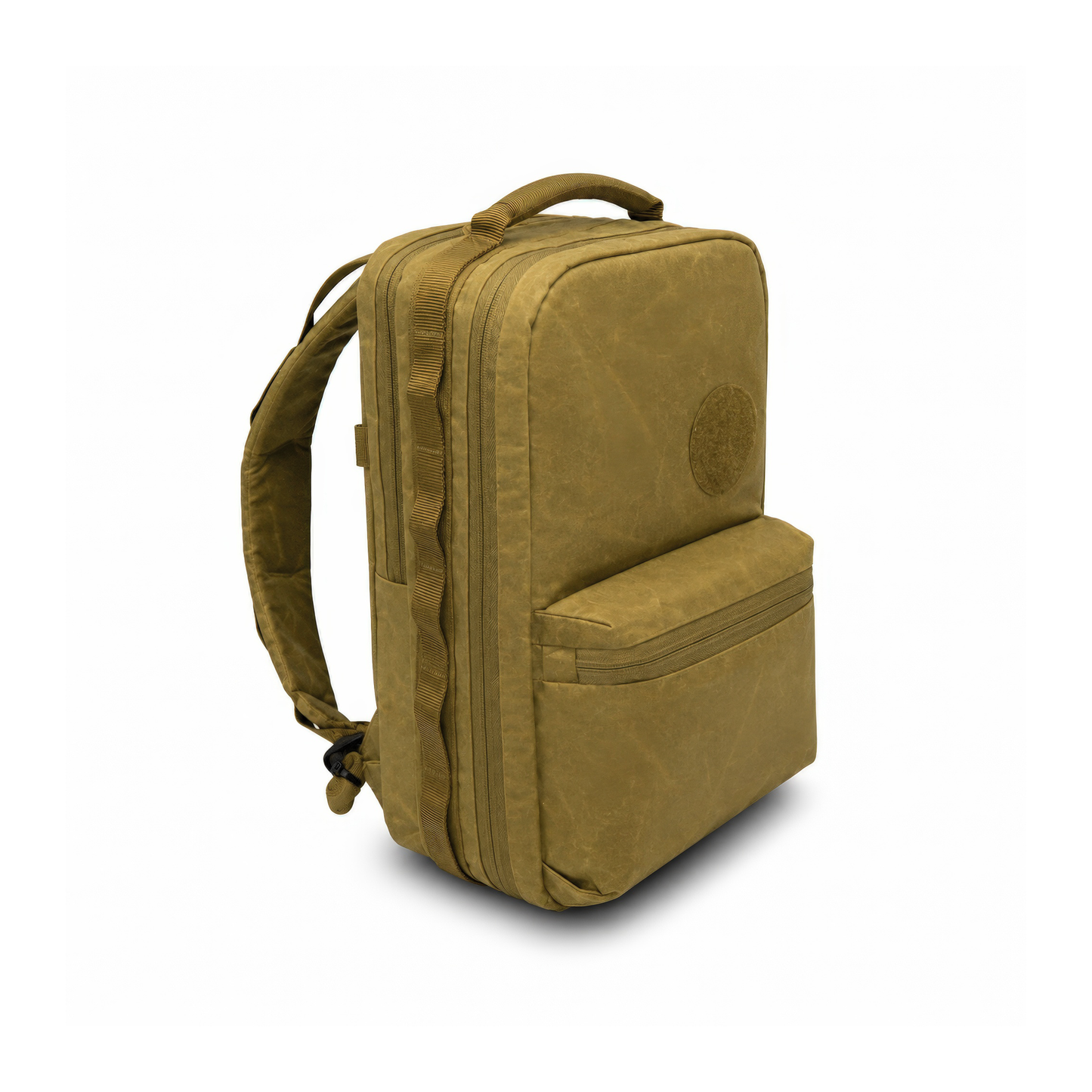 Article 512 - Full Zip - Waxed Cotton Khaki - Field Pocket